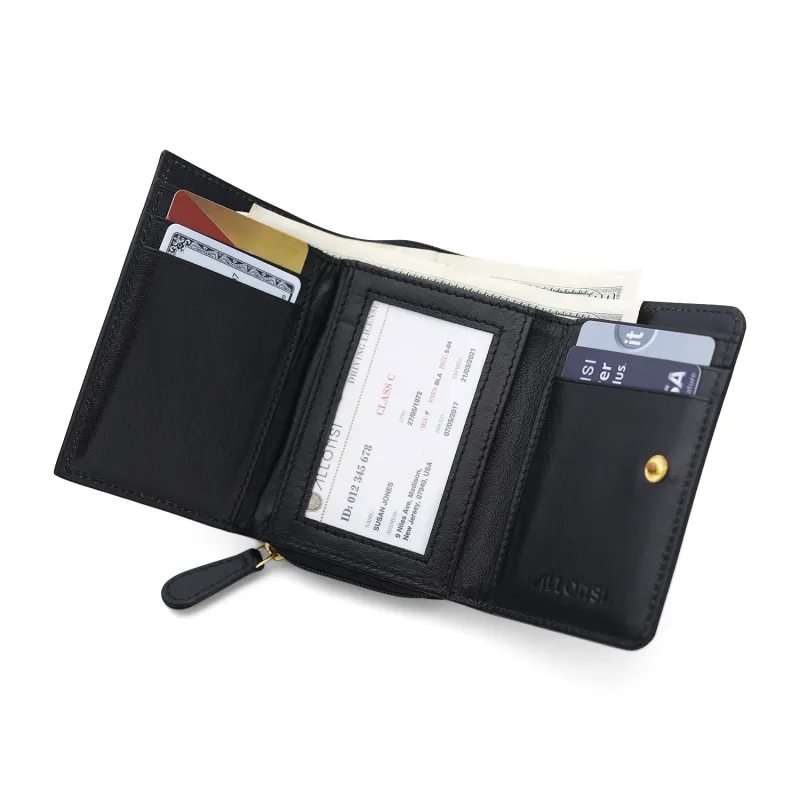 Trinity Women's Trifold Wallet made by Allonsi