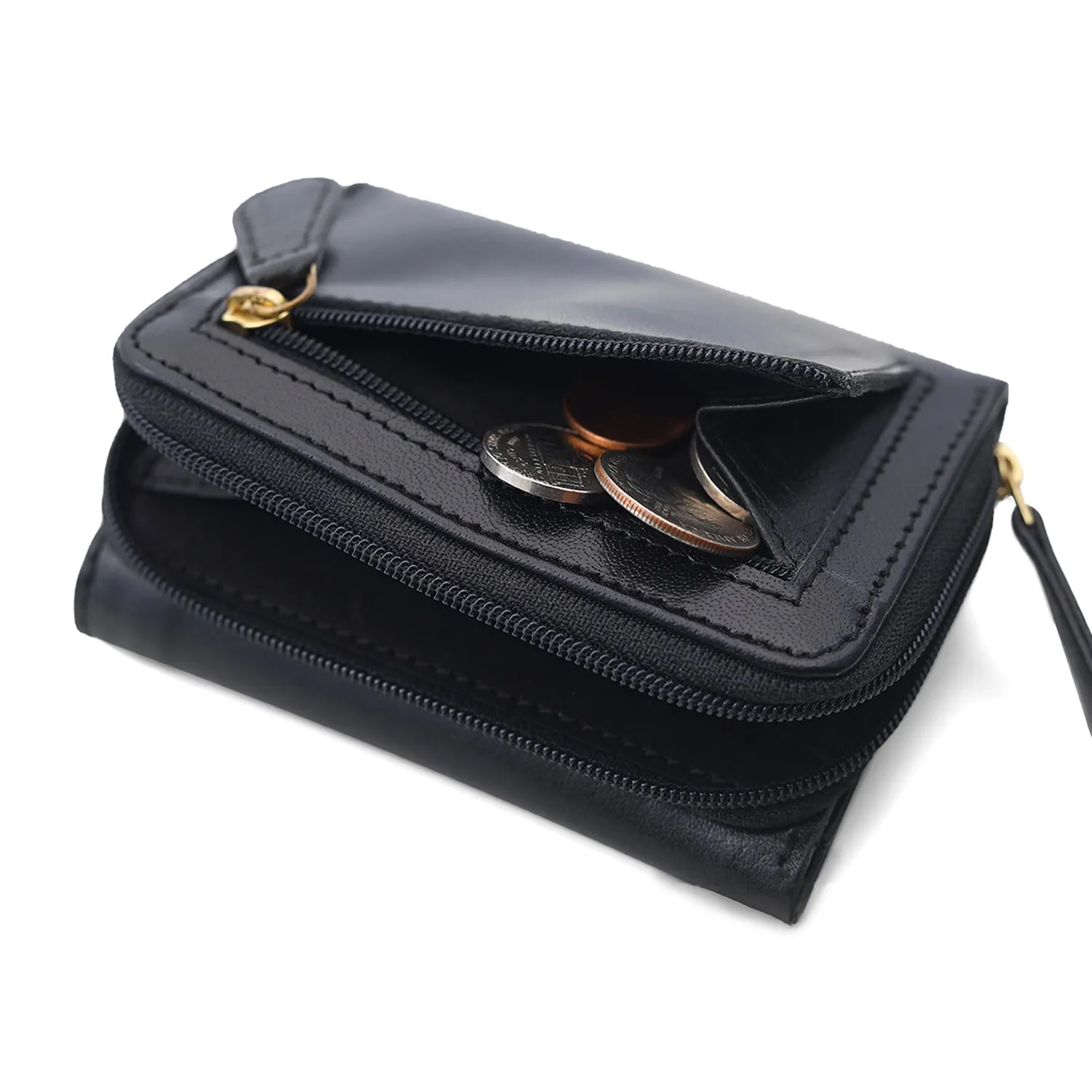 Trinity Women's Trifold Wallet sold by Allonsi product image thumbnail 4