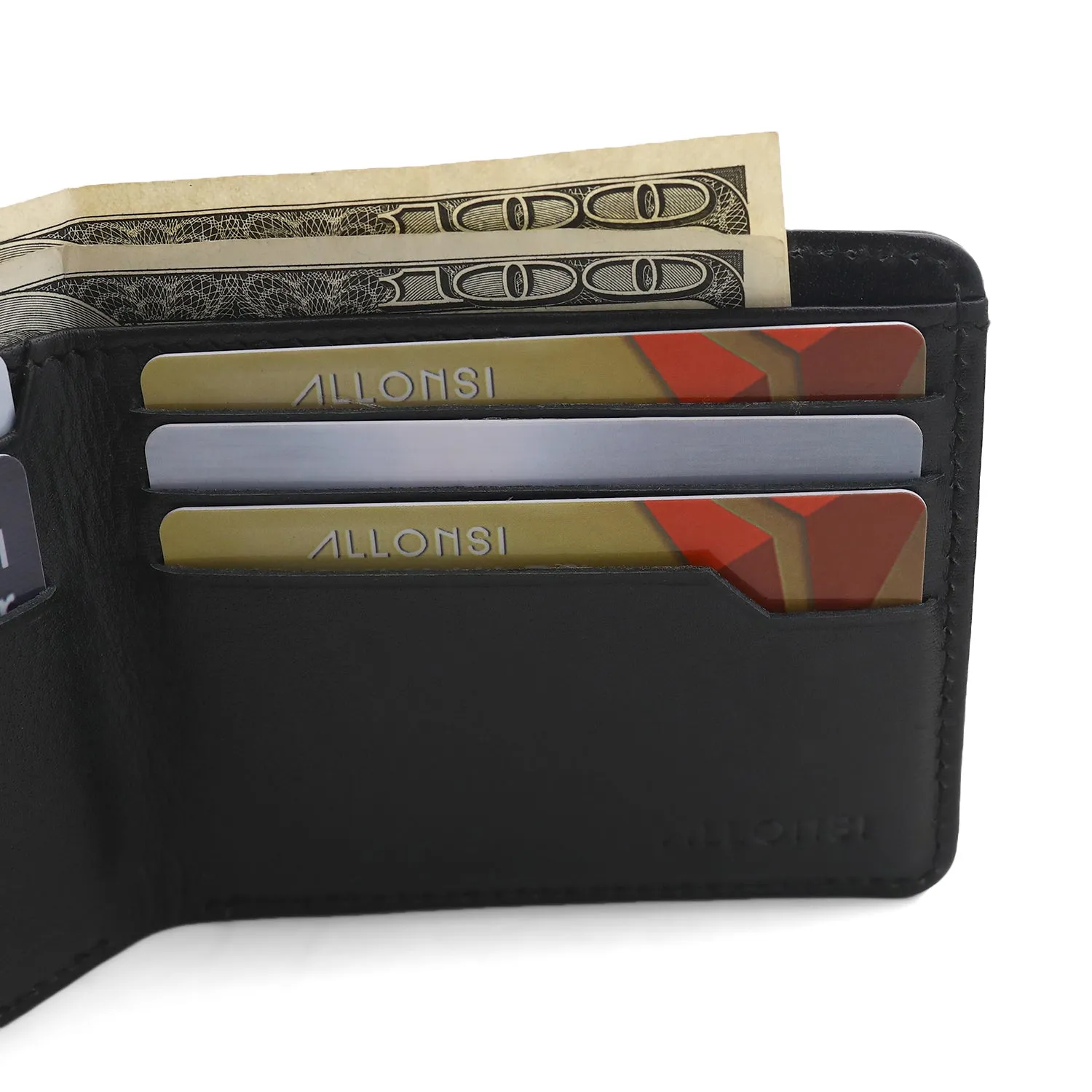 Slate Men's Classic Bifold Wallet sold by Allonsi product image thumbnail 5