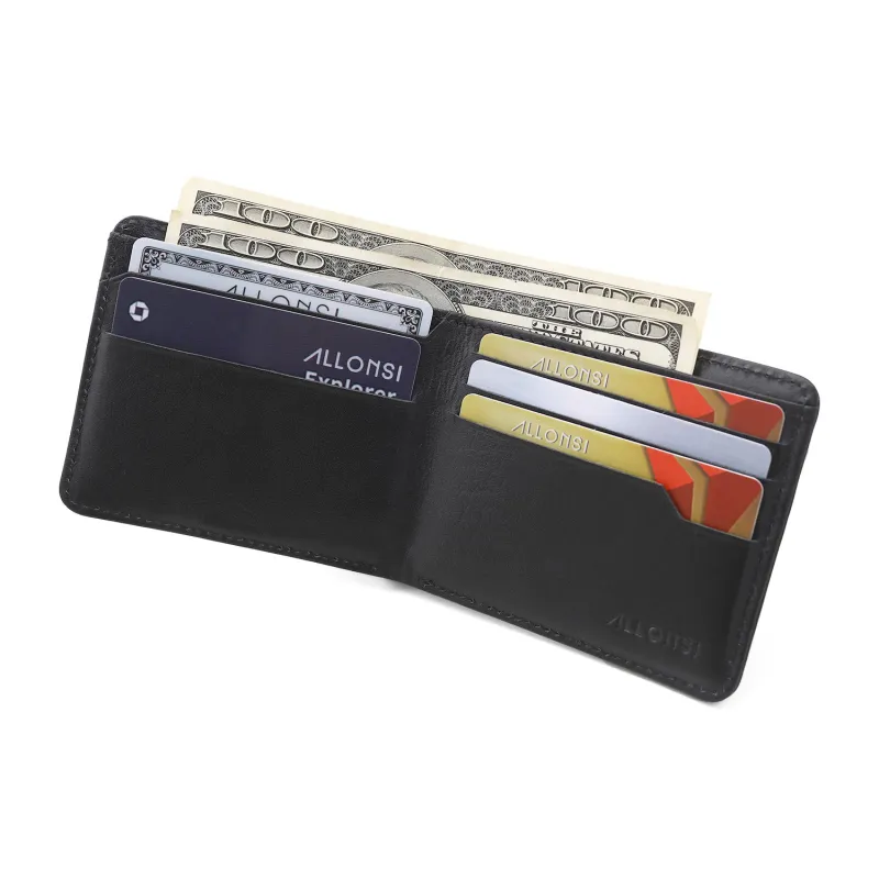 Slate Men's Classic Bifold Wallet made by Allonsi