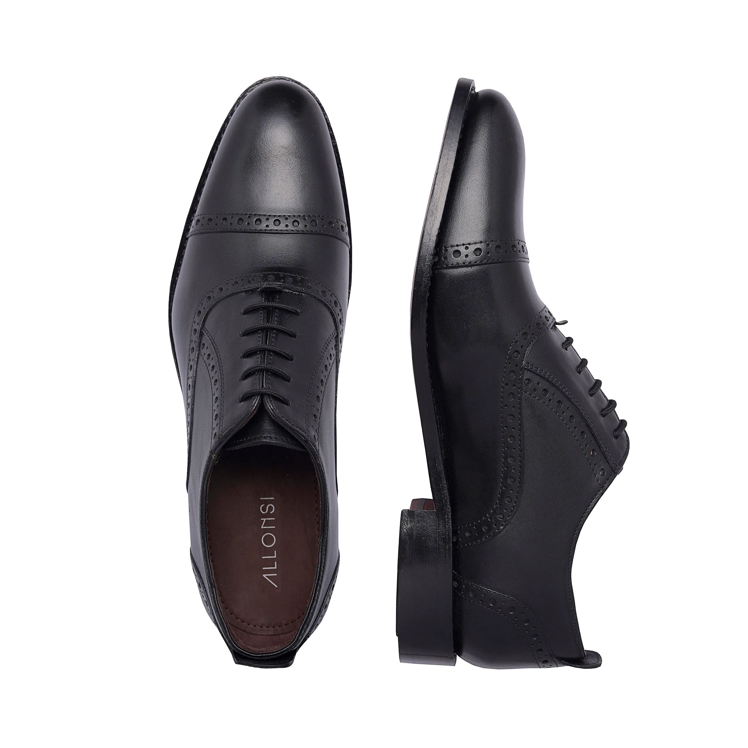 Galton Goodyear Welted Cap Toe Oxford Dress Shoes sold by Allonsi product image thumbnail 3