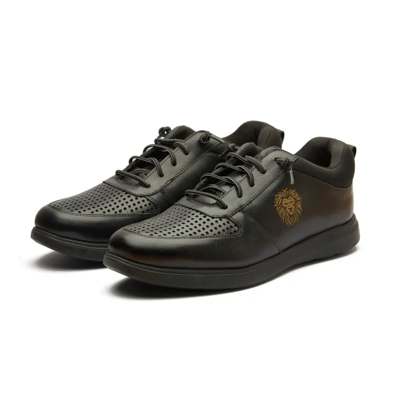 Trosten Men's Leather Sneakers made by Allonsi