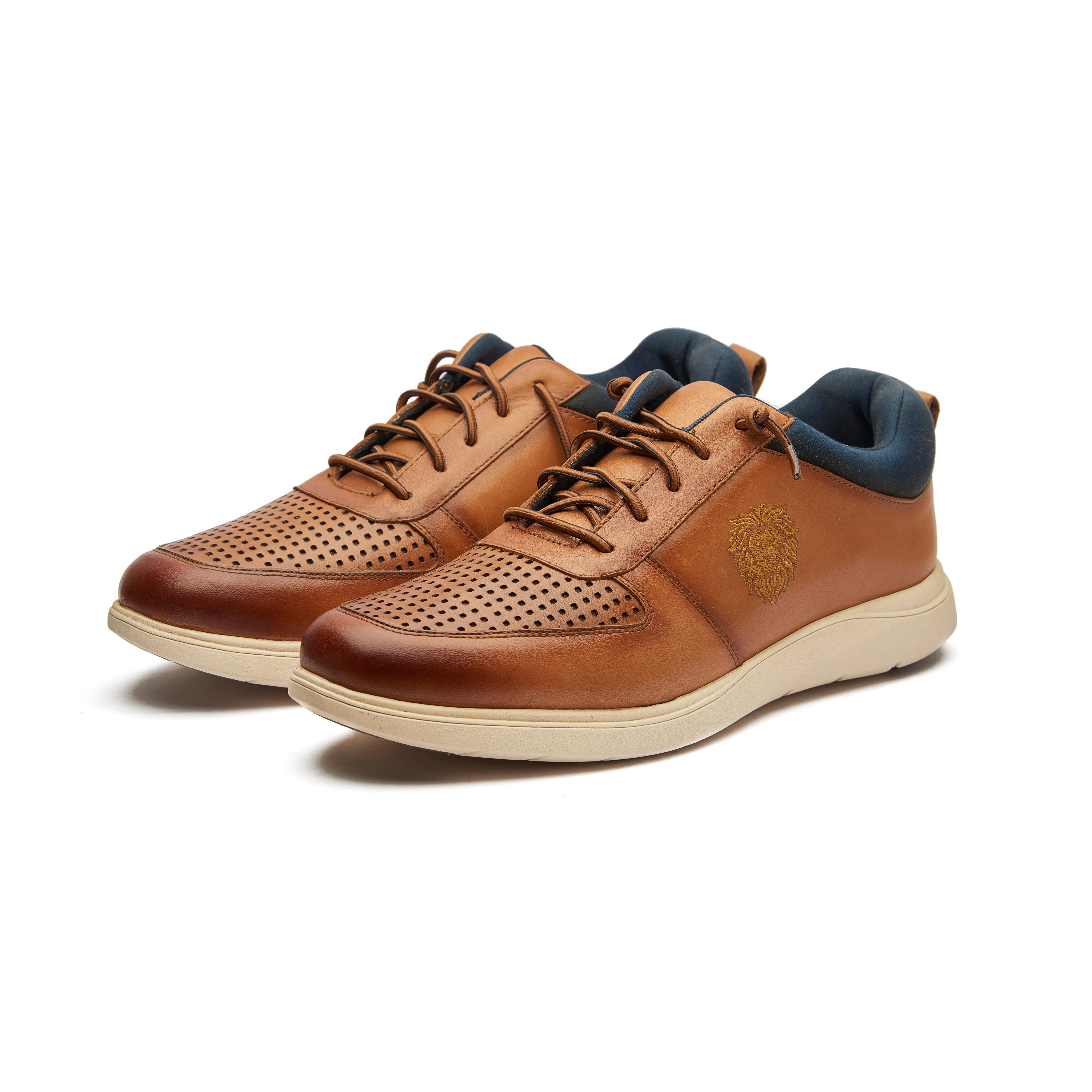Kimochi Men's Leather Sneakers sold by Allonsi