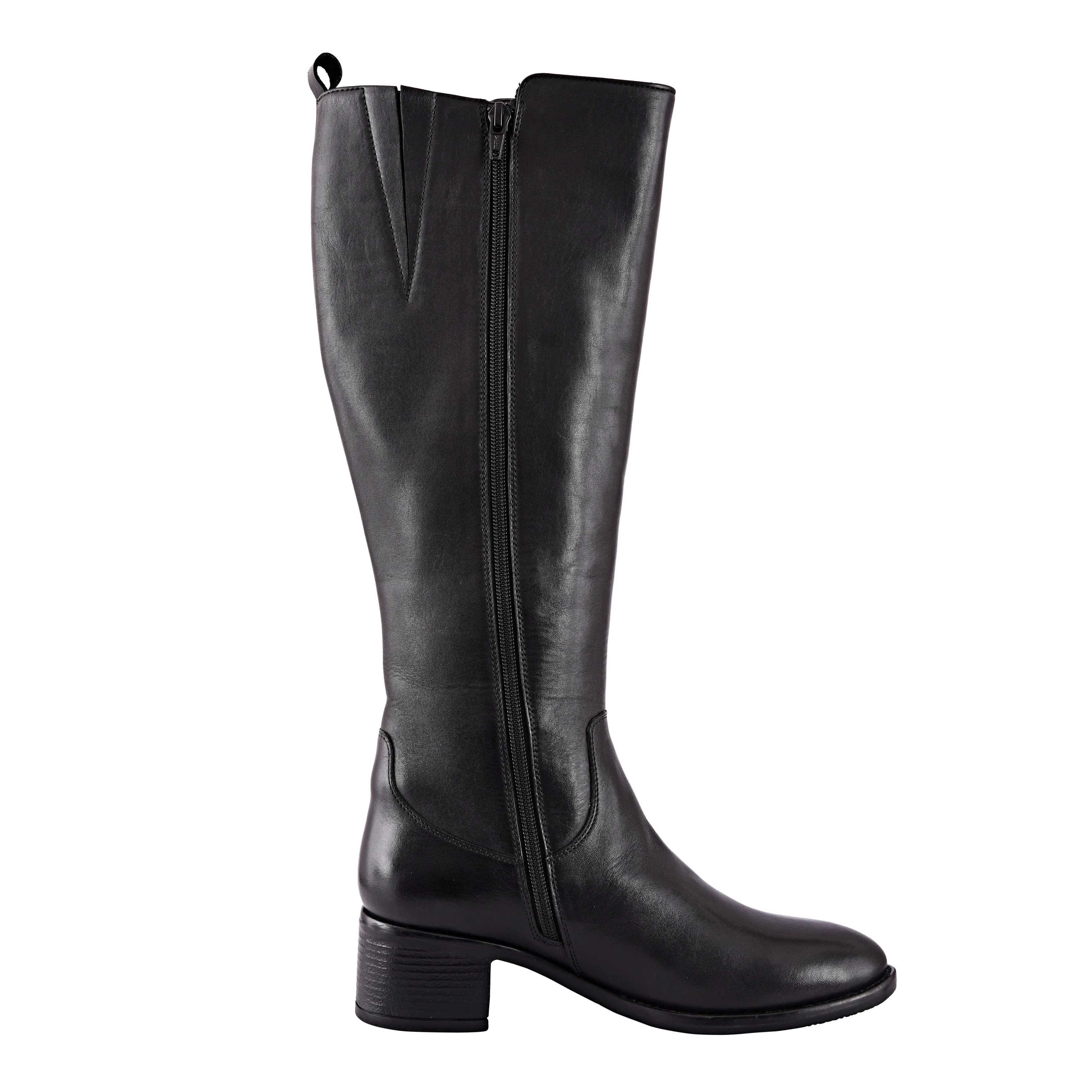 Garnet Block Heel Knee High Riding Boots sold by Allonsi product image thumbnail 5