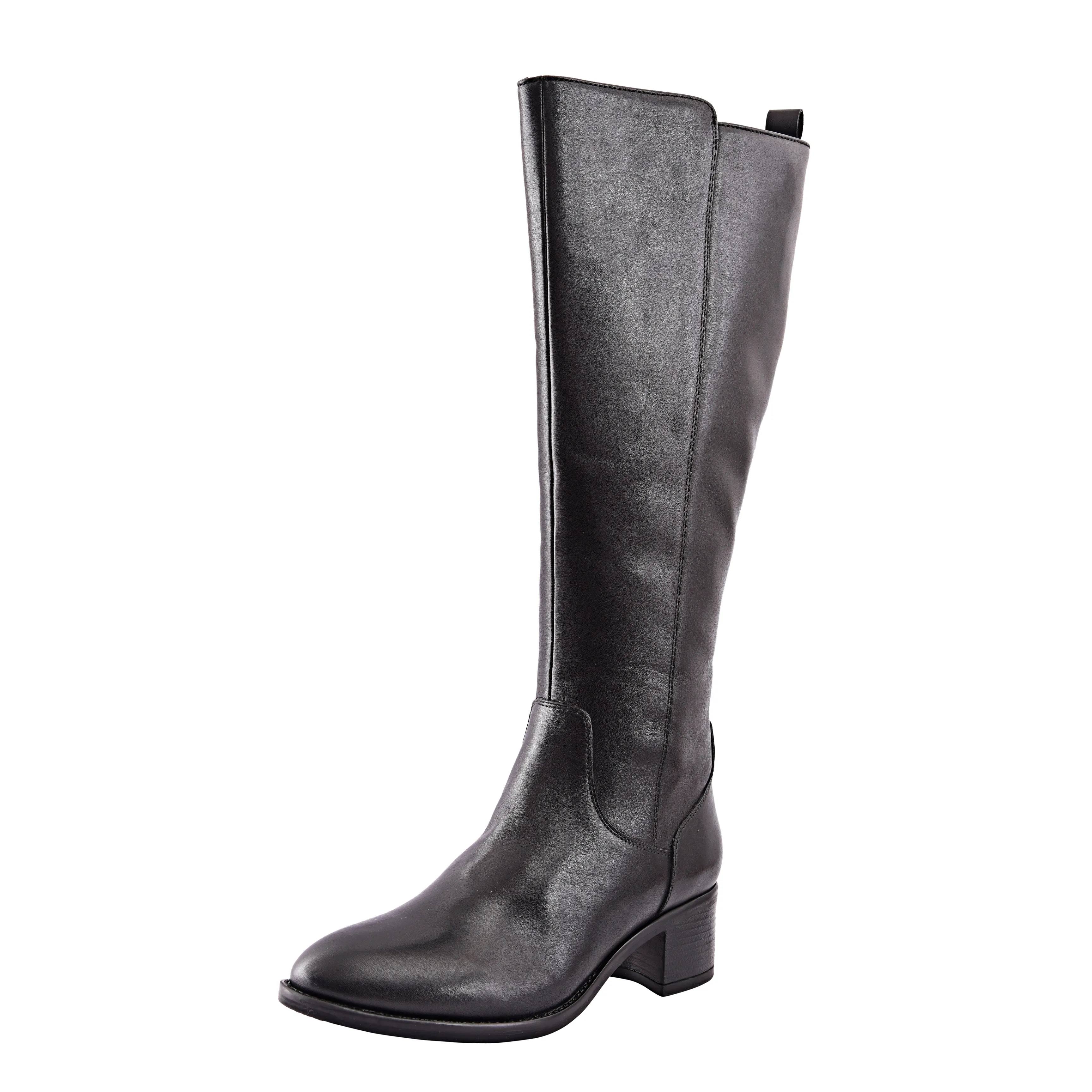 Garnet Block Heel Knee High Riding Boots sold by Allonsi product image thumbnail 4