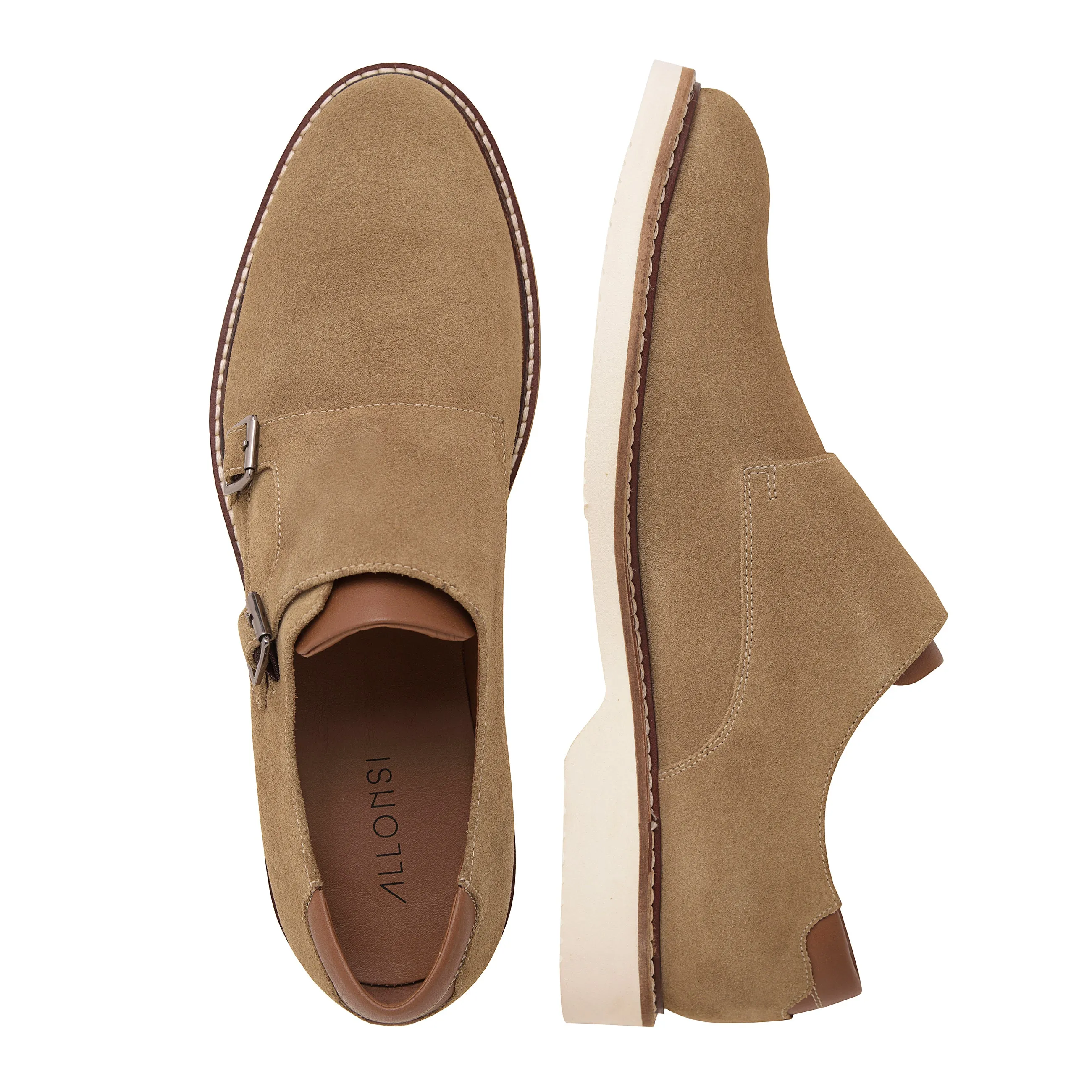 Neil Plain Toe Monk Strap Casual Shoes sold by Allonsi product image thumbnail 3