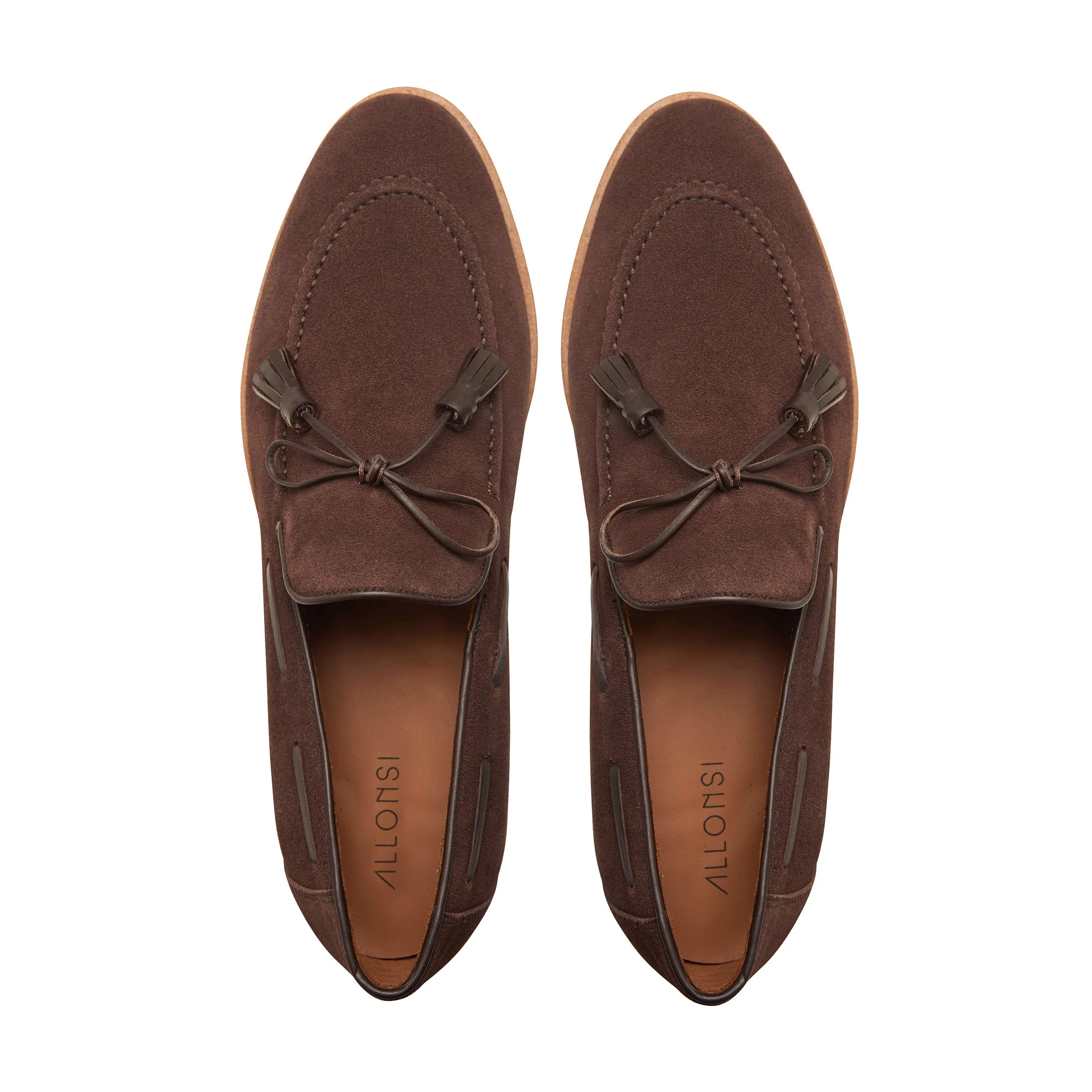 Orlan Tassel Suede Loafers sold by Allonsi product image thumbnail 2