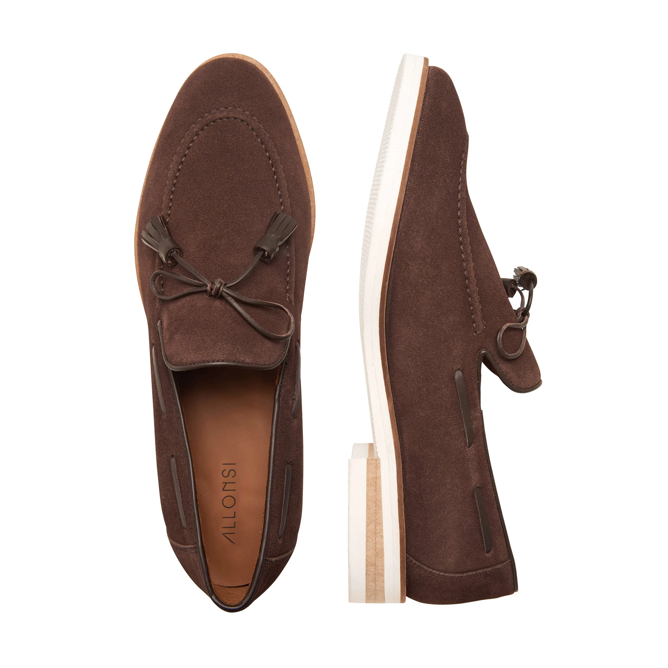 Orlan Tassel Suede Loafers sold by Allonsi product image thumbnail 3