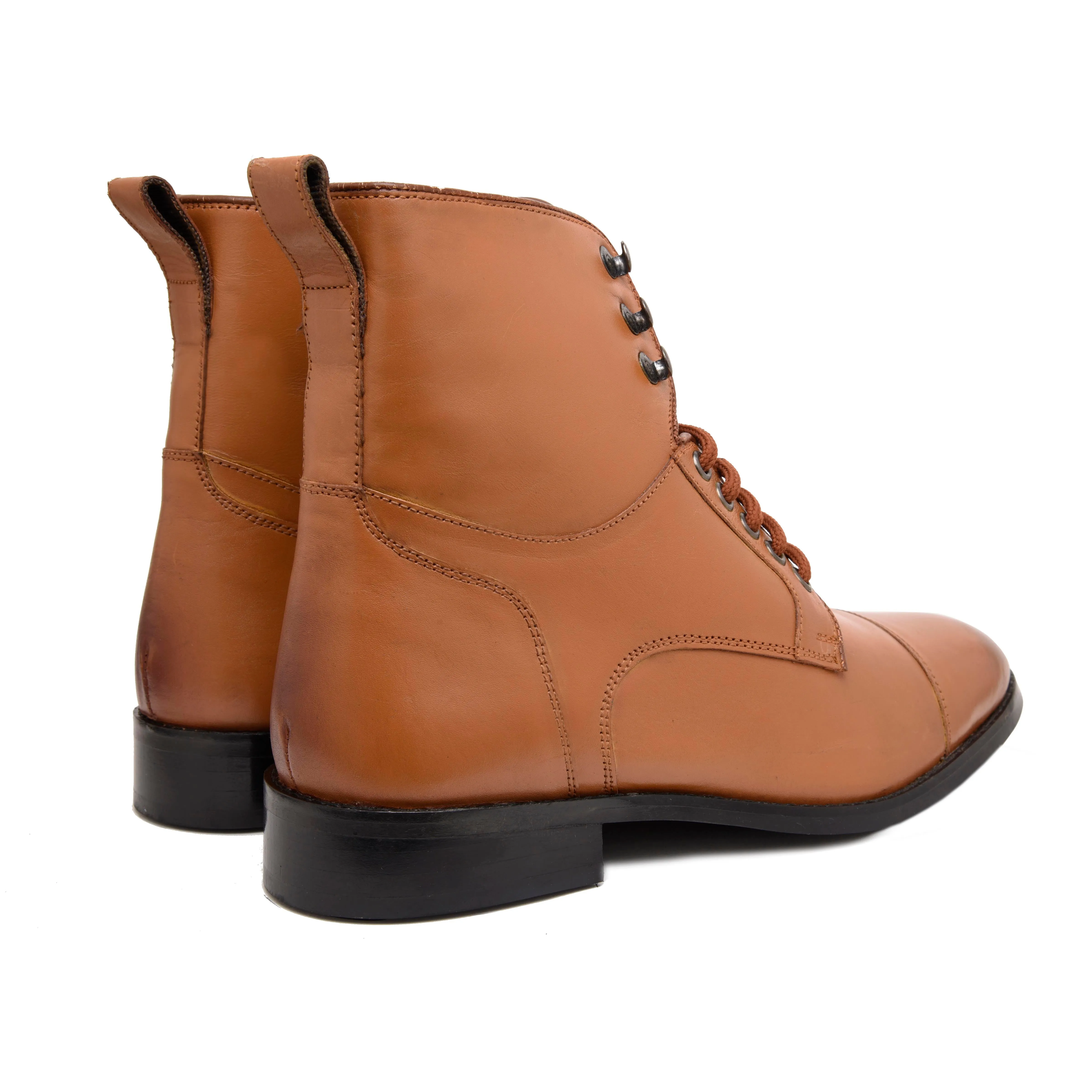 Lucian Cap Toe Dress Combat Boots sold by Allonsi product image thumbnail 4