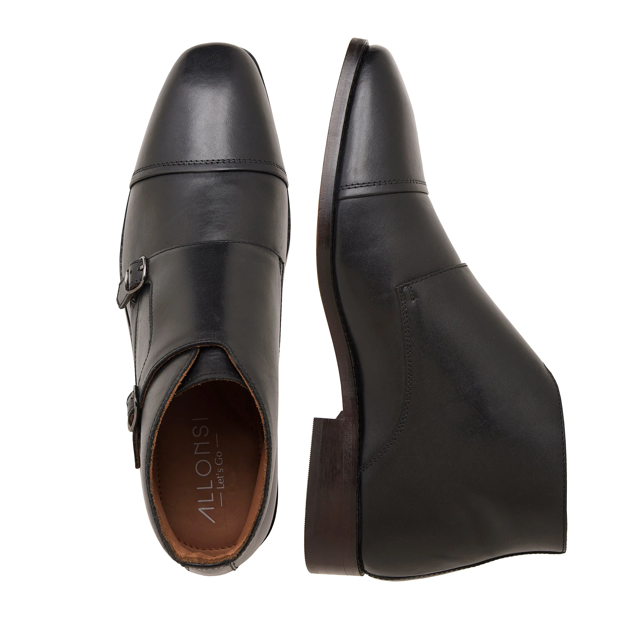 Corentin Cap Toe Monk Strap Dress Boots sold by Allonsi product image thumbnail 3