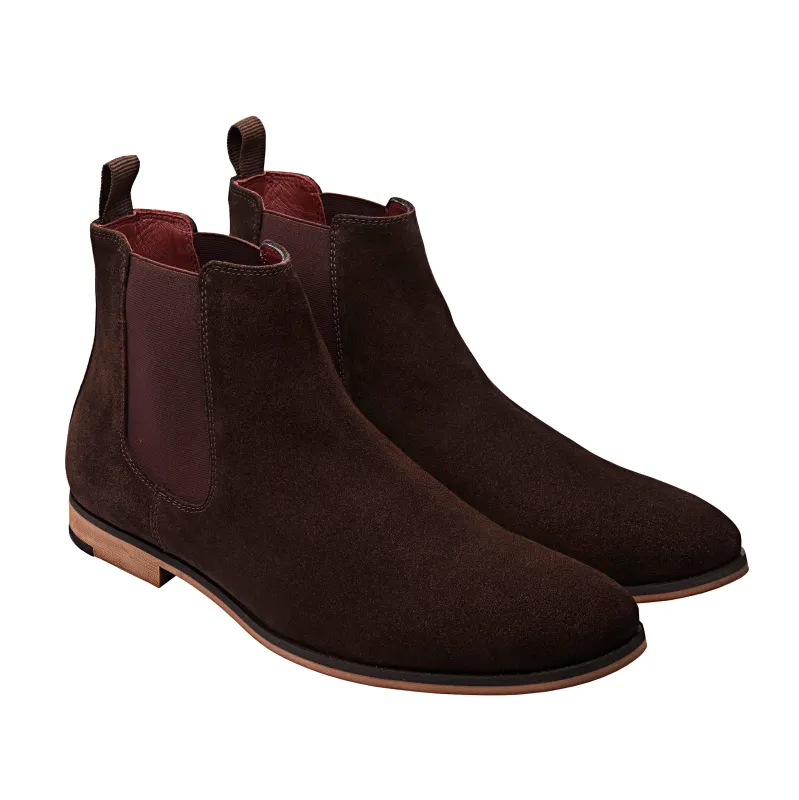 Berdine Suede Chelsea Boots made by Allonsi