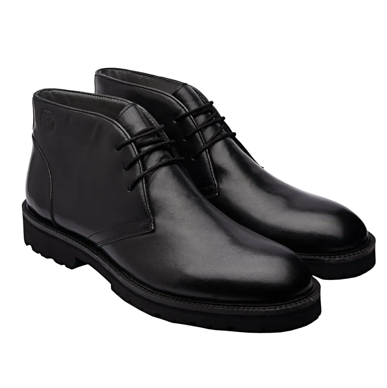 Acel Plain Toe Chukka Boots made by Allonsi