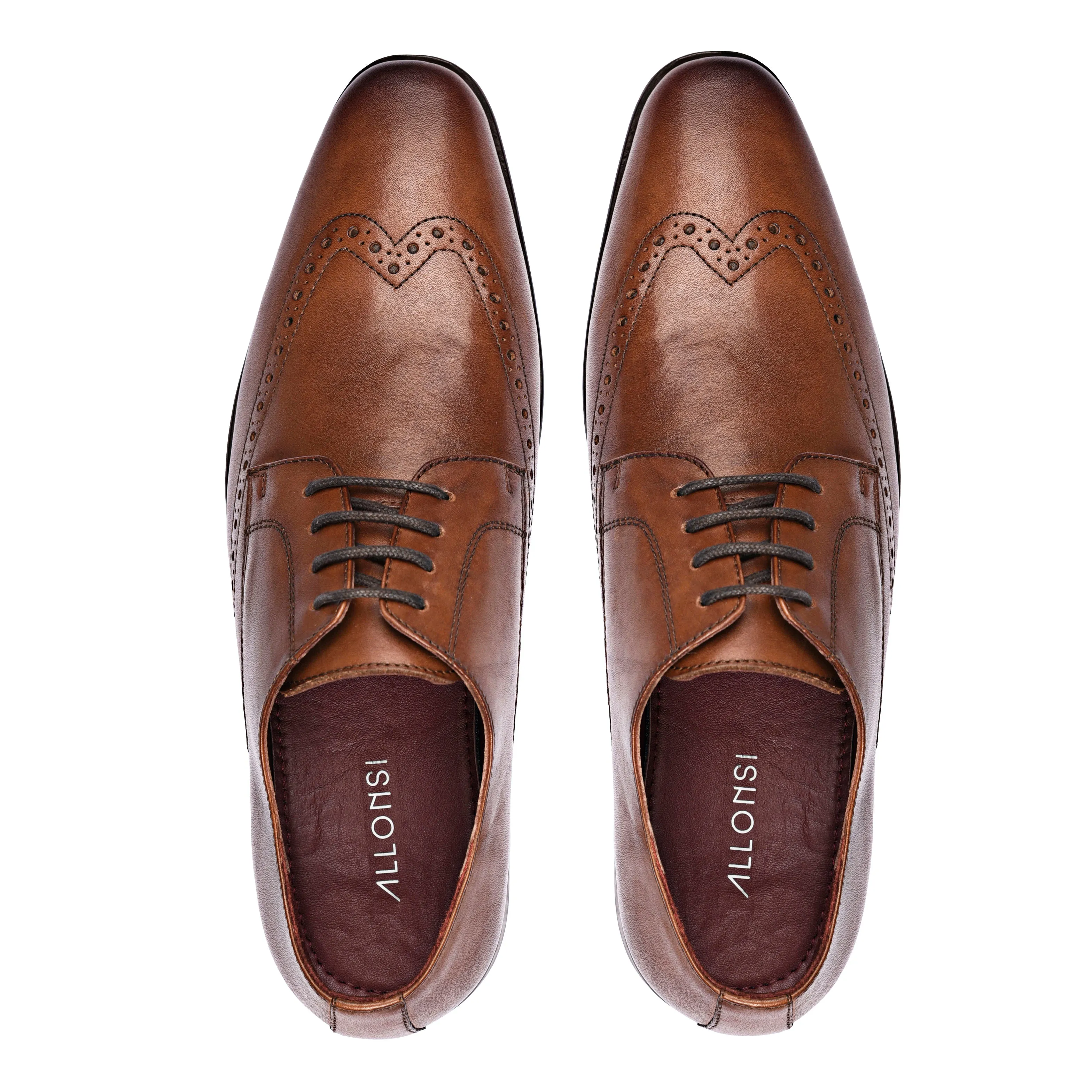Andre Classic Wingtip Derby Dress Shoes sold by Allonsi product image thumbnail 2