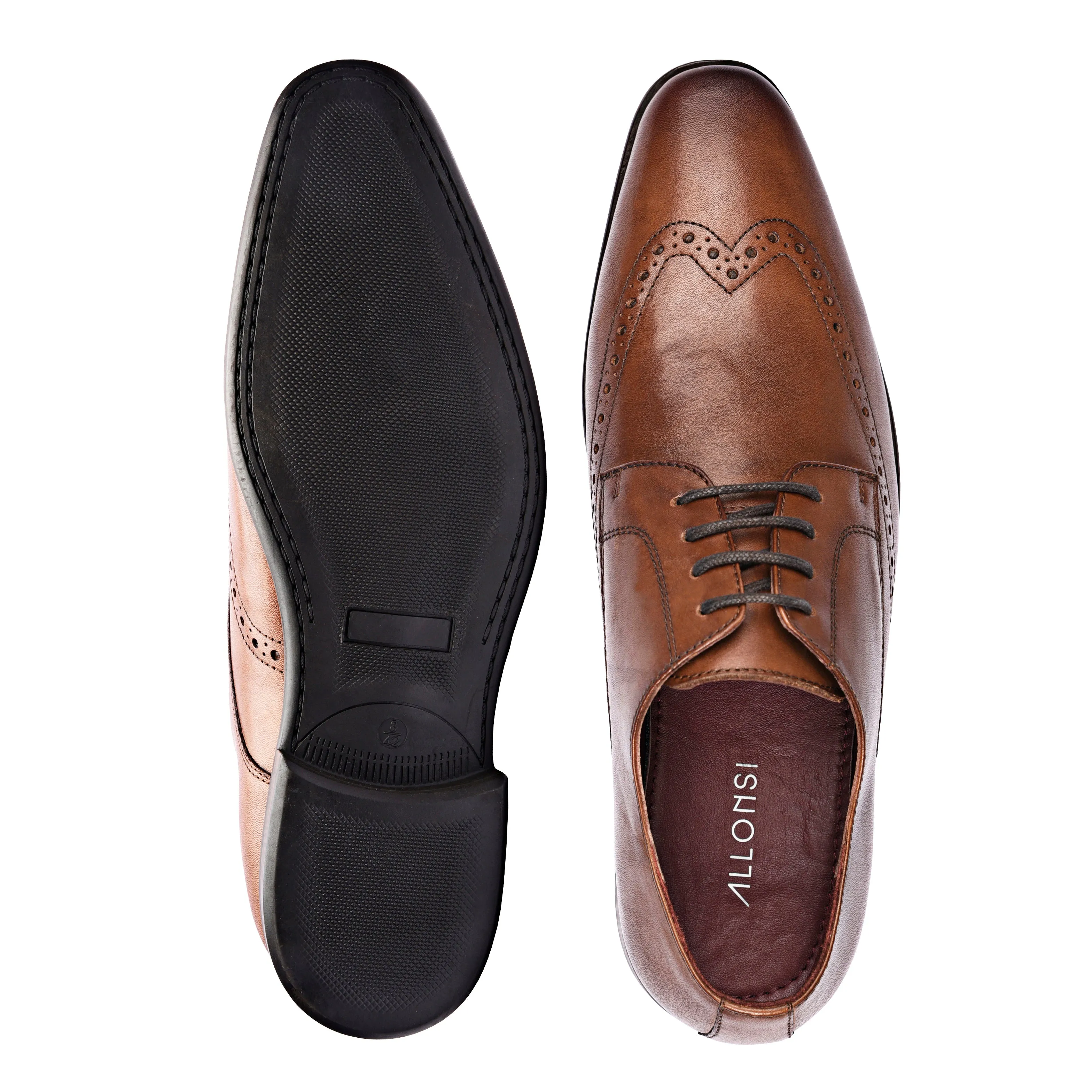 Andre Classic Wingtip Derby Dress Shoes sold by Allonsi product image thumbnail 3