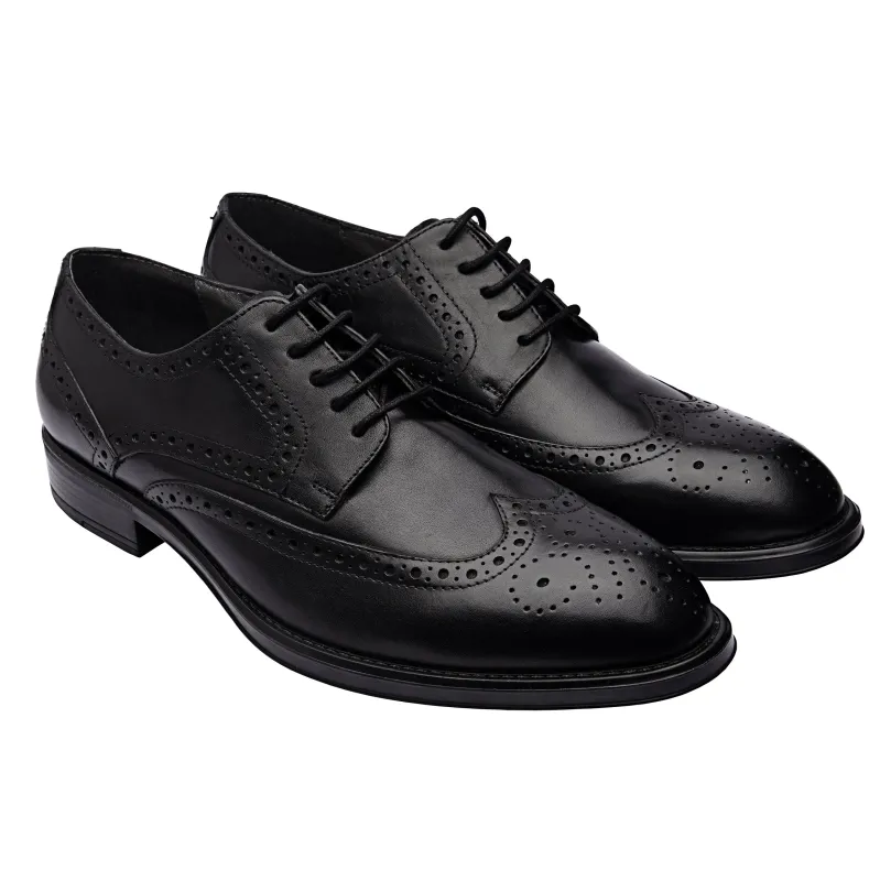 Aaron Wingtip Oxford Dress Shoes made by Allonsi