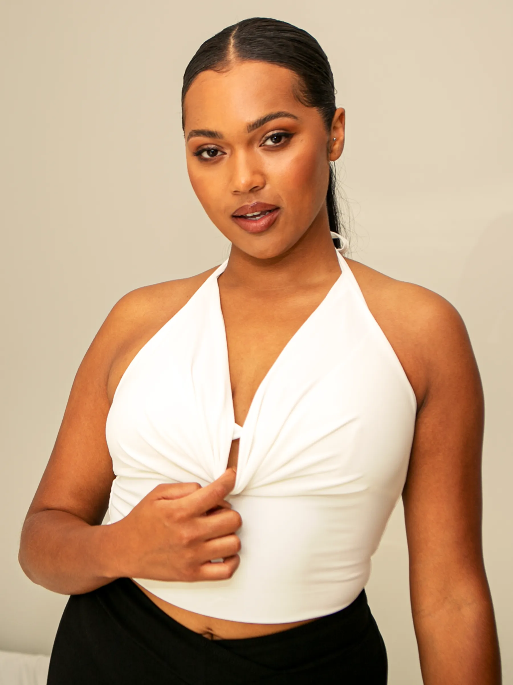 Hatton Top with built in bra sold by AYM Studio