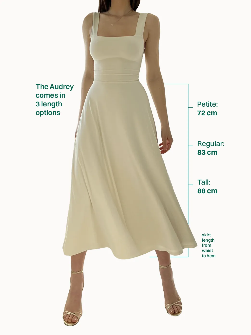 Audrey Midi Dress Organic Bamboo in Petite sold by AYM Studio product image thumbnail 3