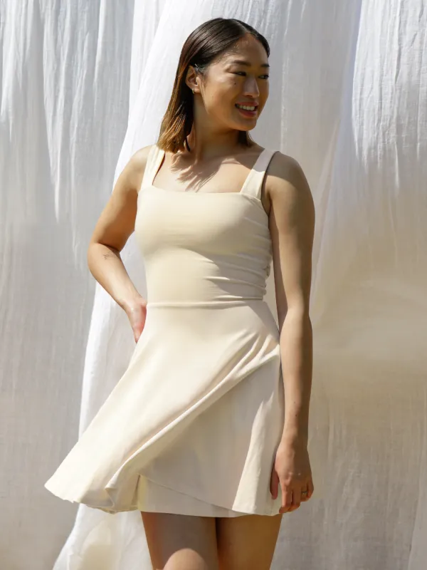 Audrey Mini Dress in Organic Bamboo sold by AYM Studio