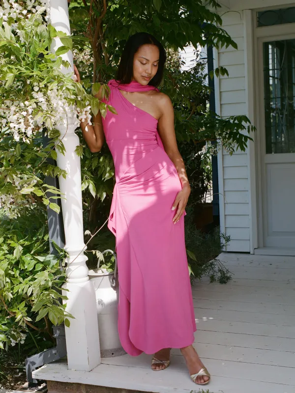 Astoria Maxi Dress with Scarf sold by AYM Studio