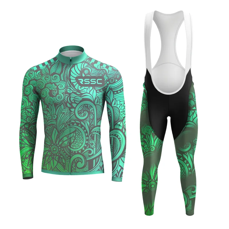Polynesian Botanical Garden Men's Long Sleeve Cycling Kit sold by RSSC Sports