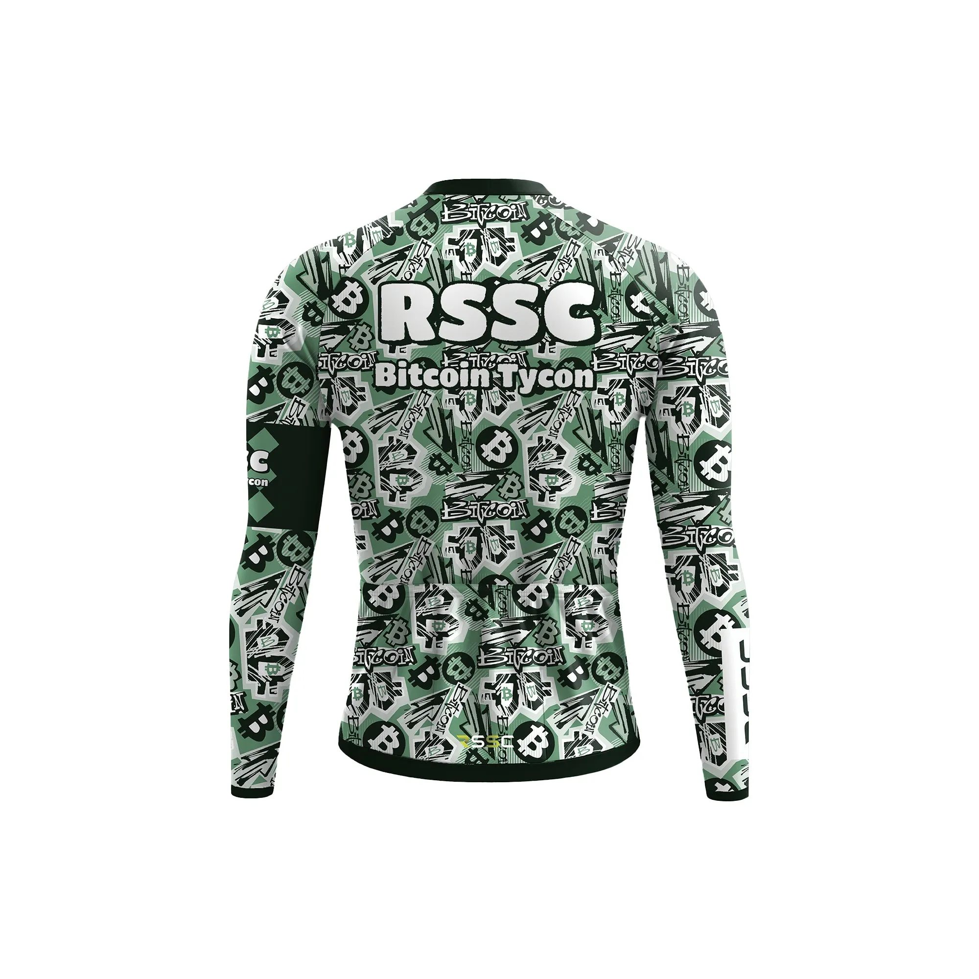 RSSC Bitcoin Graffiti Men's Long Sleeve Cycling Kit sold by RSSC Sports product image thumbnail 4