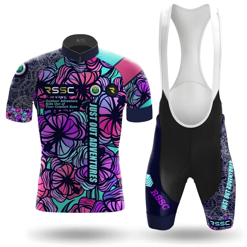JUST OUT ADVENTURES Men's Short Sleeve Cycling Kit made by RSSC Sports