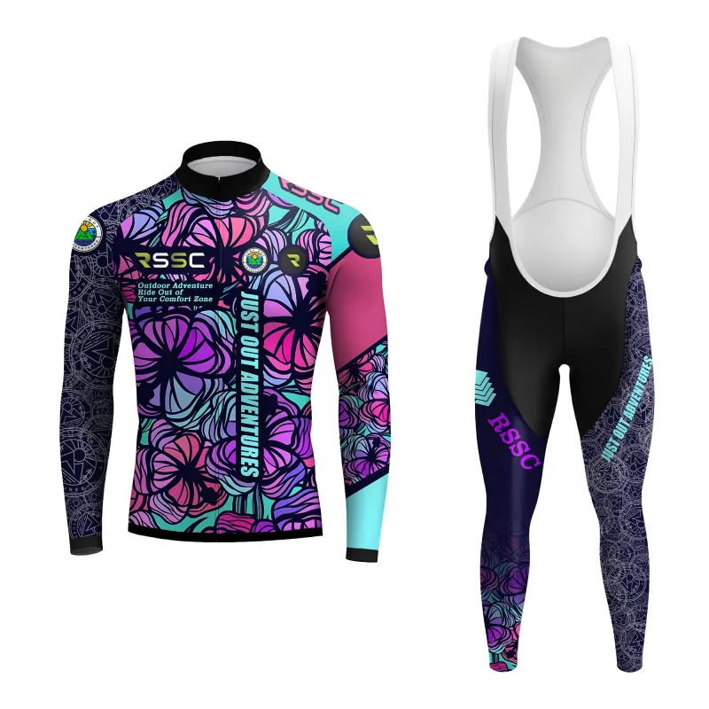 JUST OUT ADVENTURES Men's Long Sleeve Cycling Kit sold by RSSC Sports