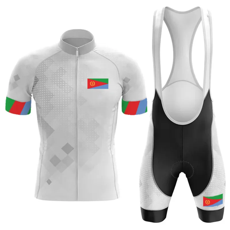 Eritrea Men's Short Sleeve Cycling Kit made by RSSC Sports