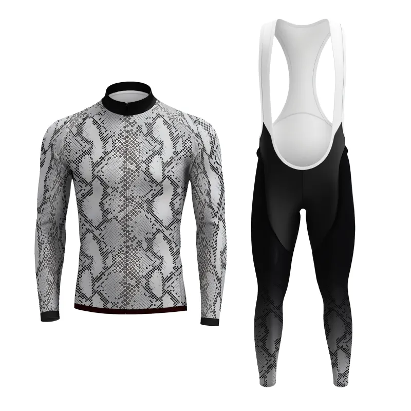 Python-like pattern Men's Long Sleeve Cycling Kit sold by RSSC Sports