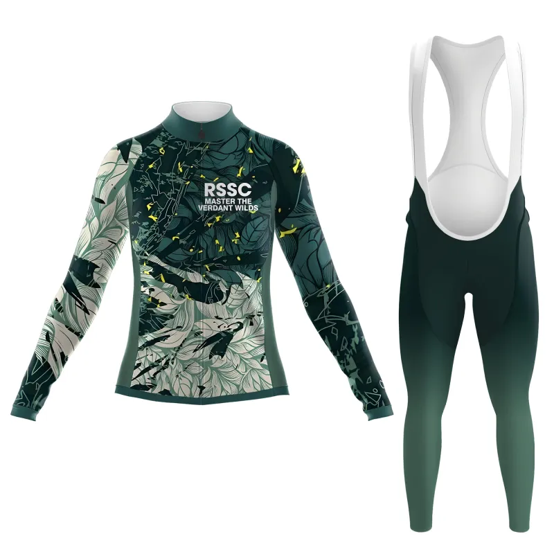 Master the Verdant Wilds Women's Long Sleeve Cycling Kit sold by RSSC Sports