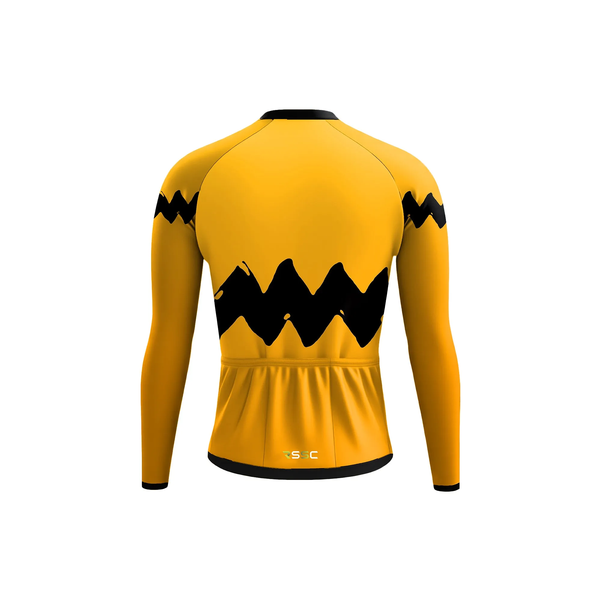 black wave Men's Long Sleeve Cycling Kit sold by RSSC Sports product image thumbnail 4