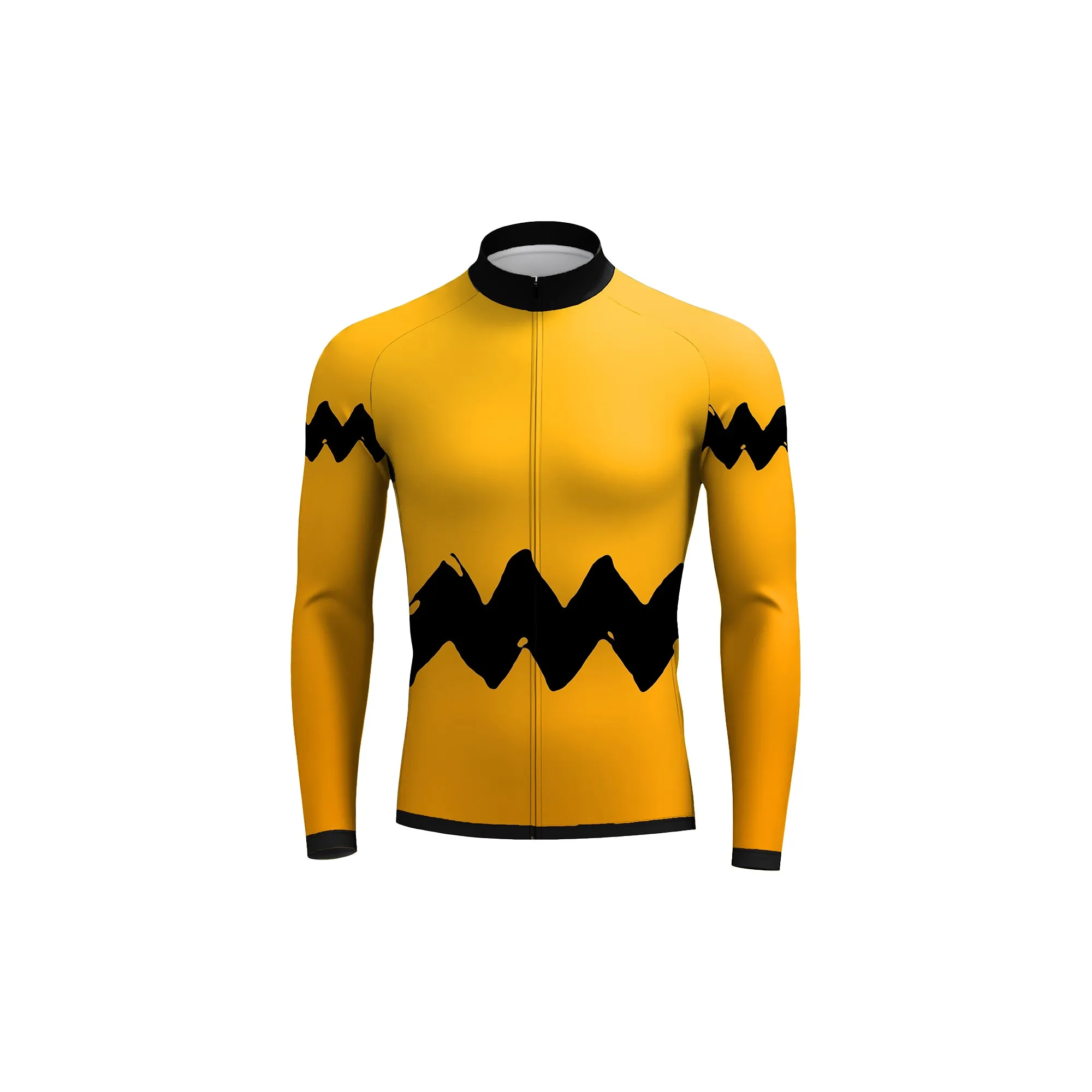 black wave Men's Long Sleeve Cycling Kit sold by RSSC Sports product image thumbnail 3