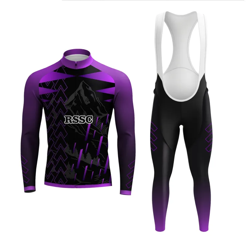 Mountain climbing  Men's Long Sleeve Cycling Kit sold by RSSC Sports