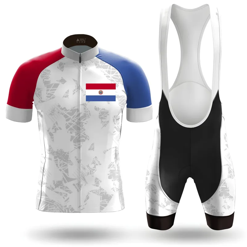 Paraguay Men's Short Sleeve Cycling Kit made by RSSC Sports