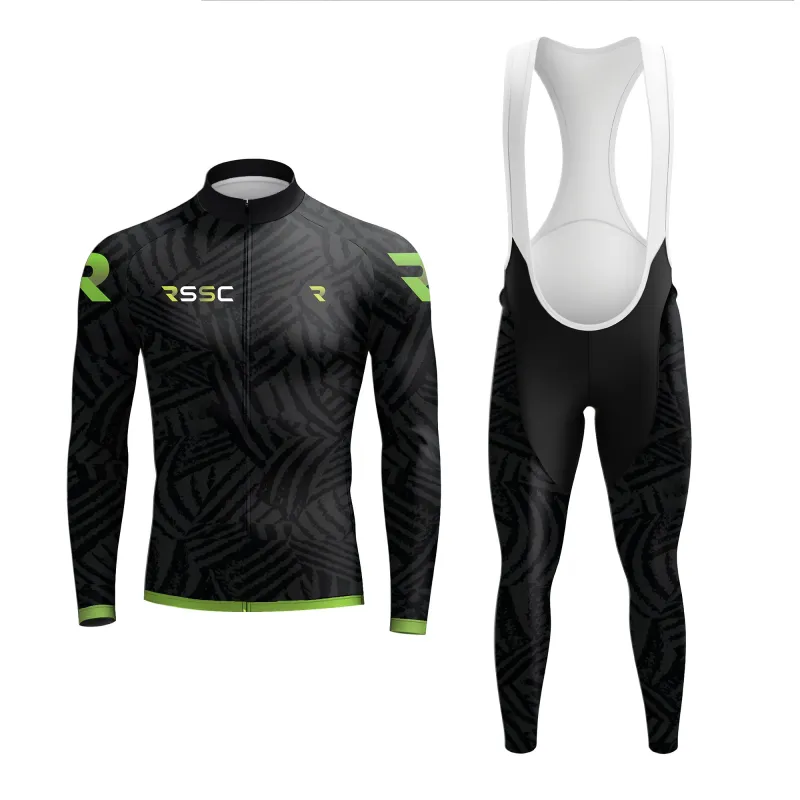 Shadow Men's Long Sleeve Cycling Kit made by RSSC Sports