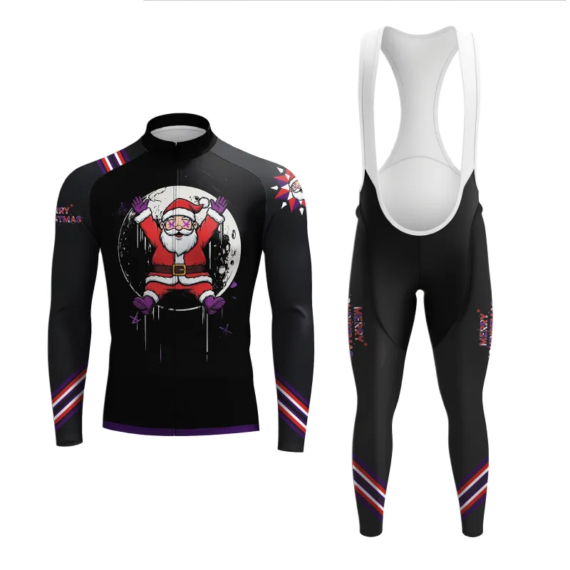 Santa Moon Rider Men's Long Sleeve Cycling Kit sold by RSSC Sports