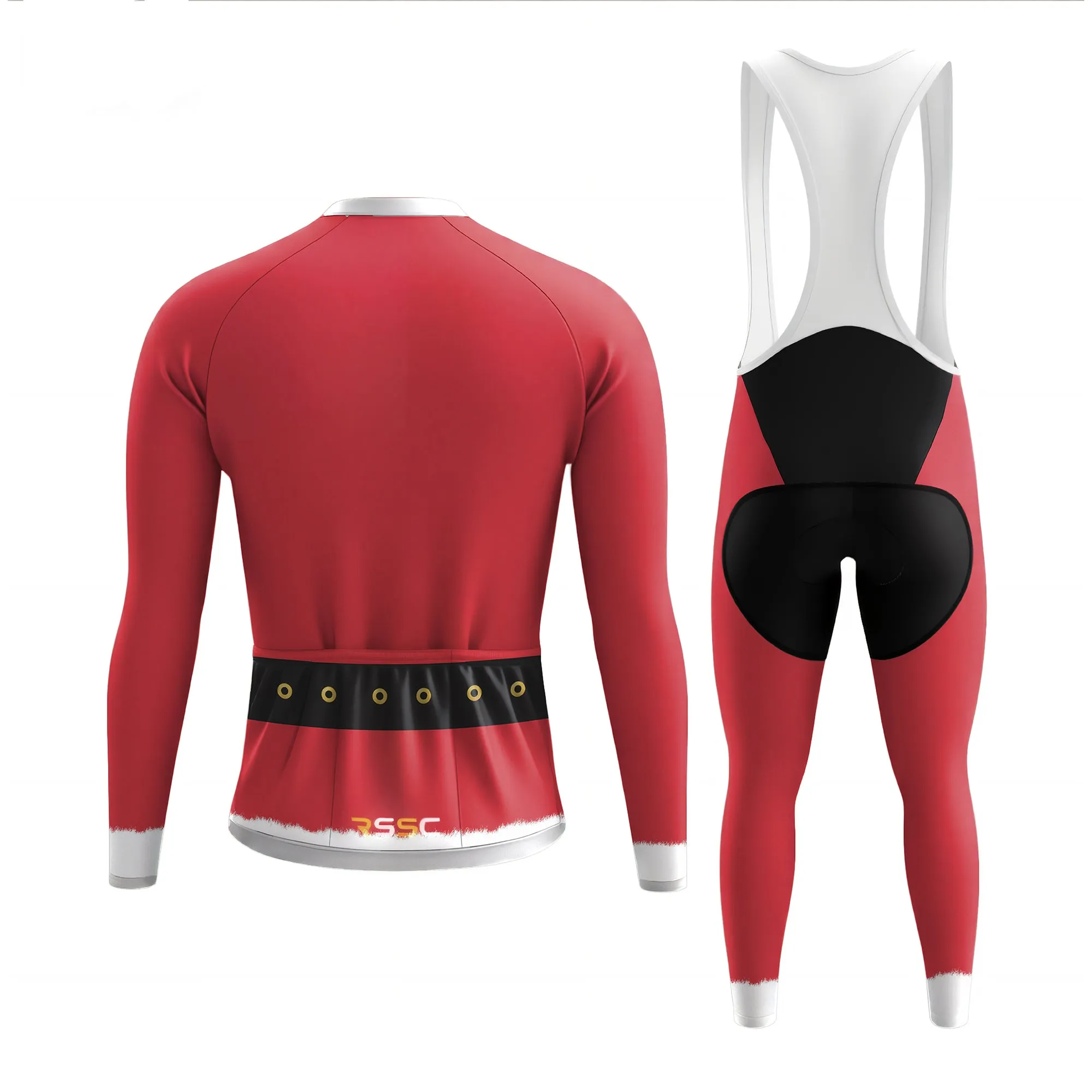 Santa Claus costume Men's Long Sleeve Cycling Kit sold by RSSC Sports product image thumbnail 2