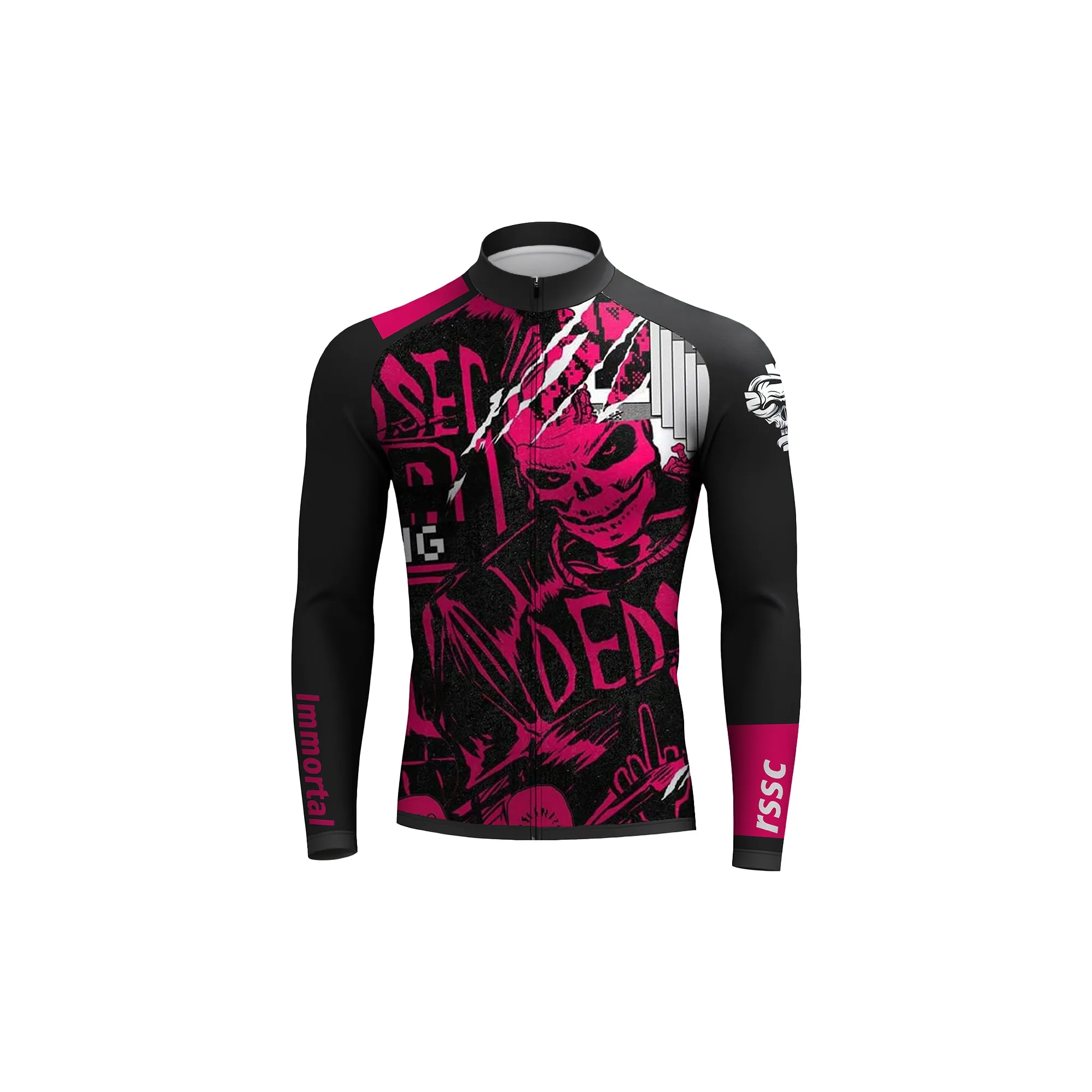 Pink Skeleton Men's Long Sleeve Cycling Kit sold by RSSC Sports product image thumbnail 3