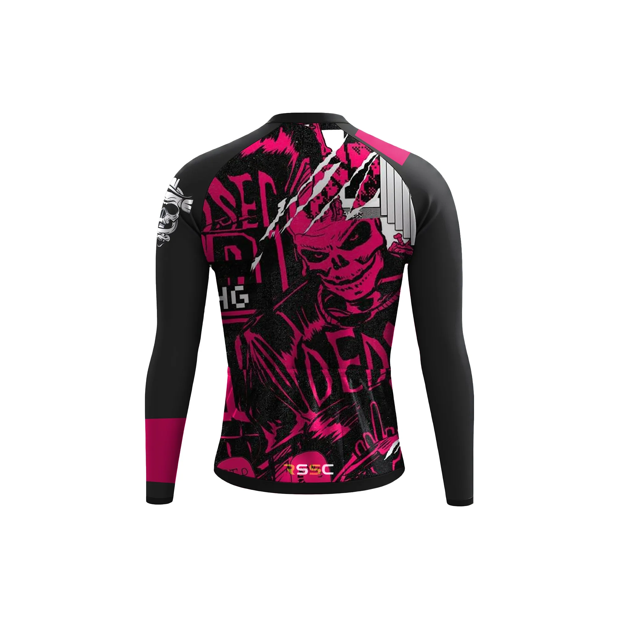 Pink Skeleton Men's Long Sleeve Cycling Kit sold by RSSC Sports product image thumbnail 4