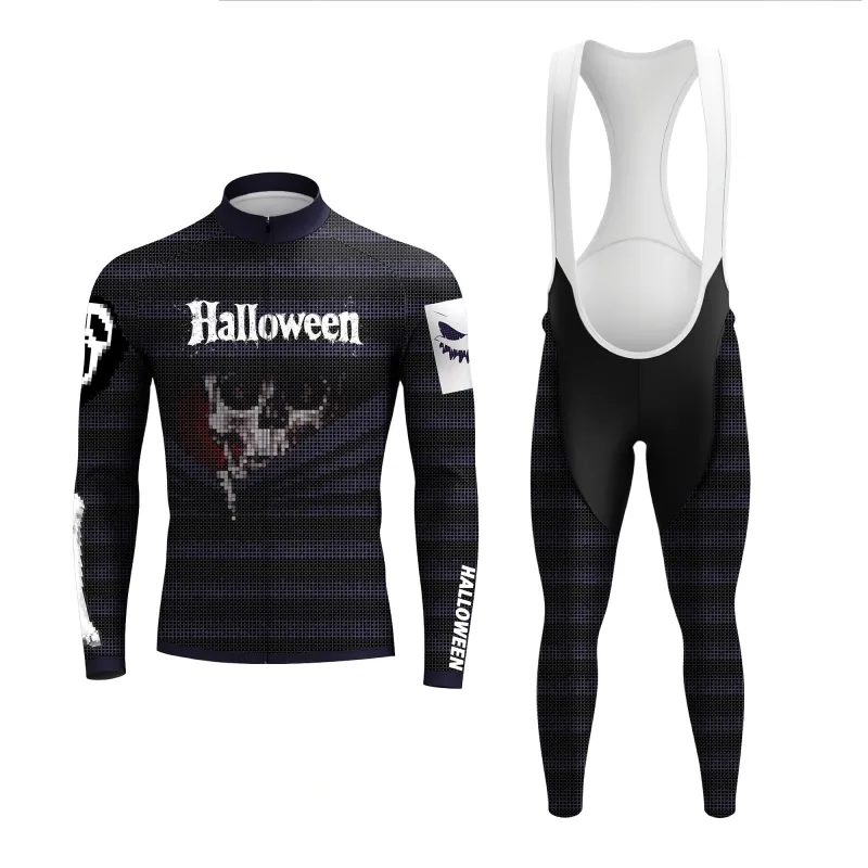 Halloween Skeleton Men's Long Sleeve Cycling Kit sold by RSSC Sports
