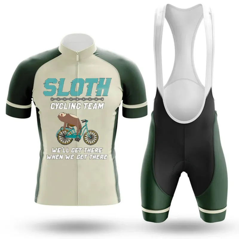 Sloth Cycling Team Men's Cycling Kit made by RSSC Sports