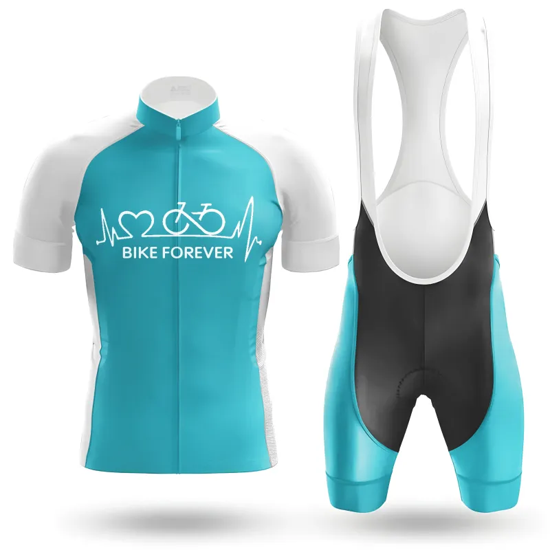 Bike Forever Men's Short Sleeve Cycling Kit made by RSSC Sports