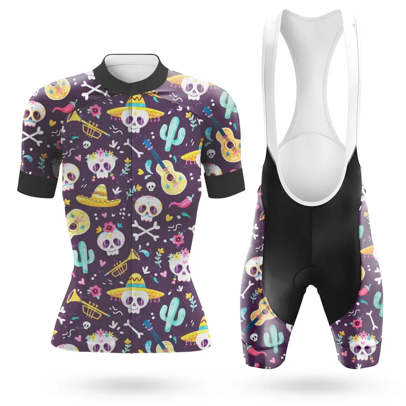 Death Skull Women's Short Sleeve Cycling Kit sold by RSSC Sports