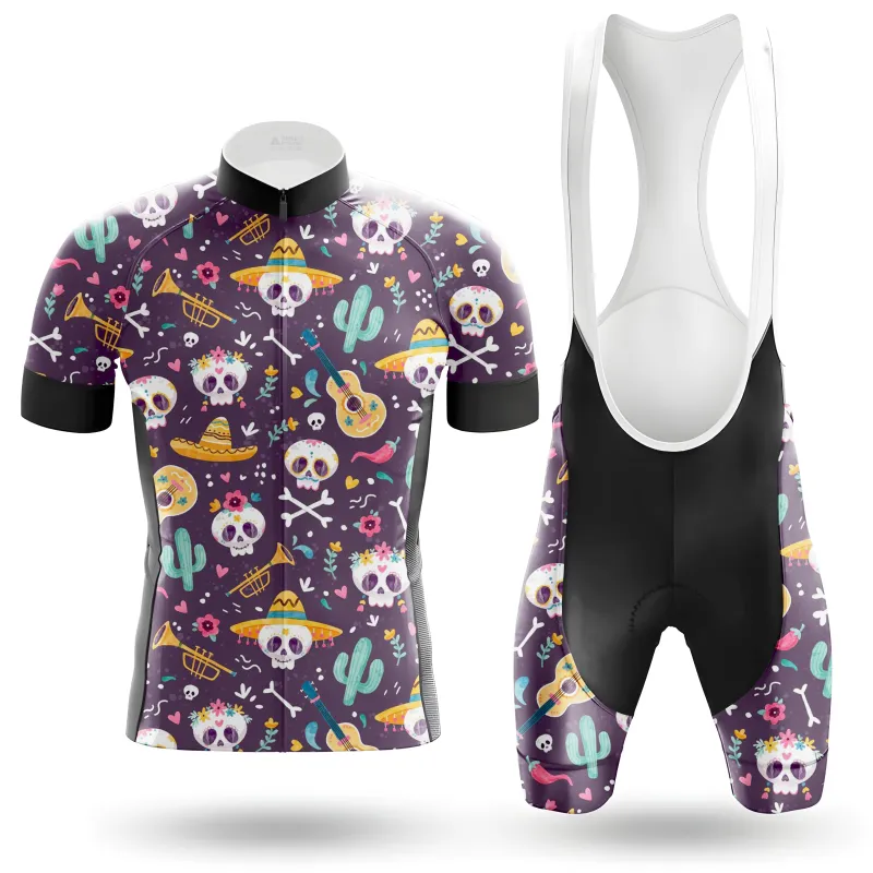 Death Skull Men's Cycling Kit made by RSSC Sports