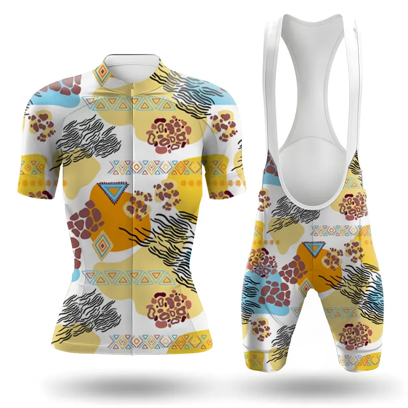 Tribal Savannah Women's Short Sleeve Cycling Kit sold by RSSC Sports
