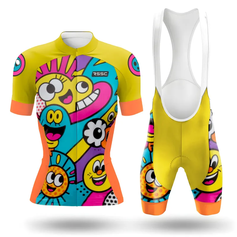 Smiling Sun Women's Short Sleeve Cycling Kit sold by RSSC Sports