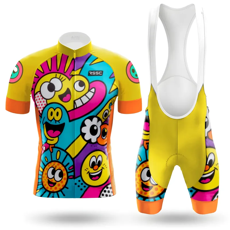 Smiling Sun Men's Cycling Kit made by RSSC Sports