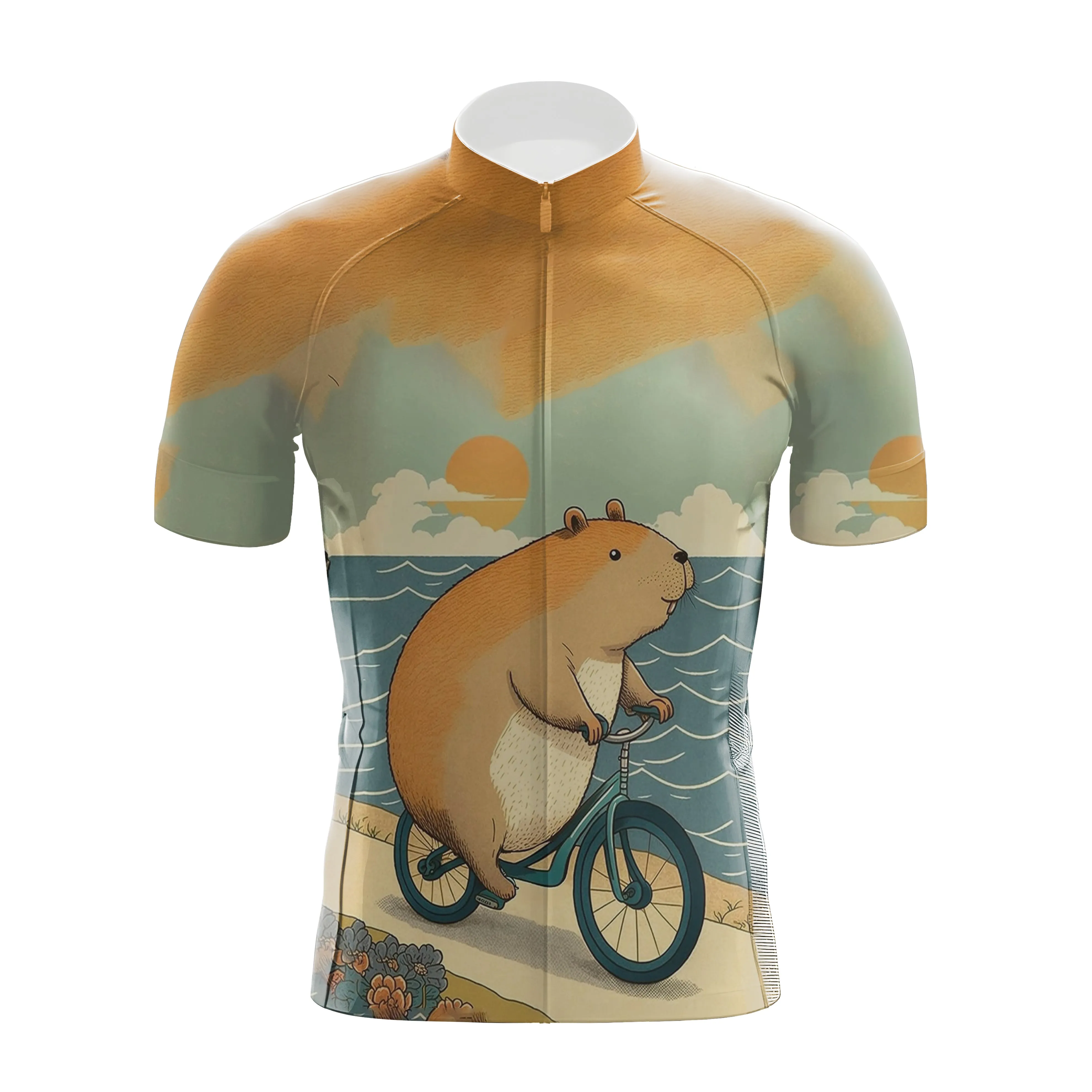 Capybara On A Bike Men's Cycling Kit sold by RSSC Sports product image thumbnail 3