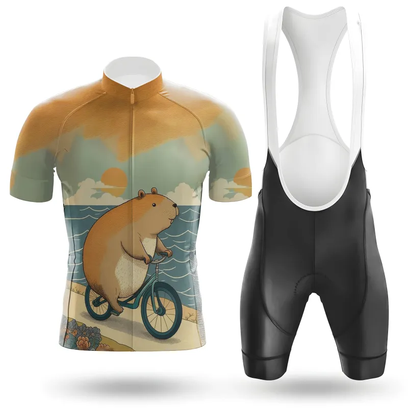 Capybara On A Bike Men's Cycling Kit made by RSSC Sports