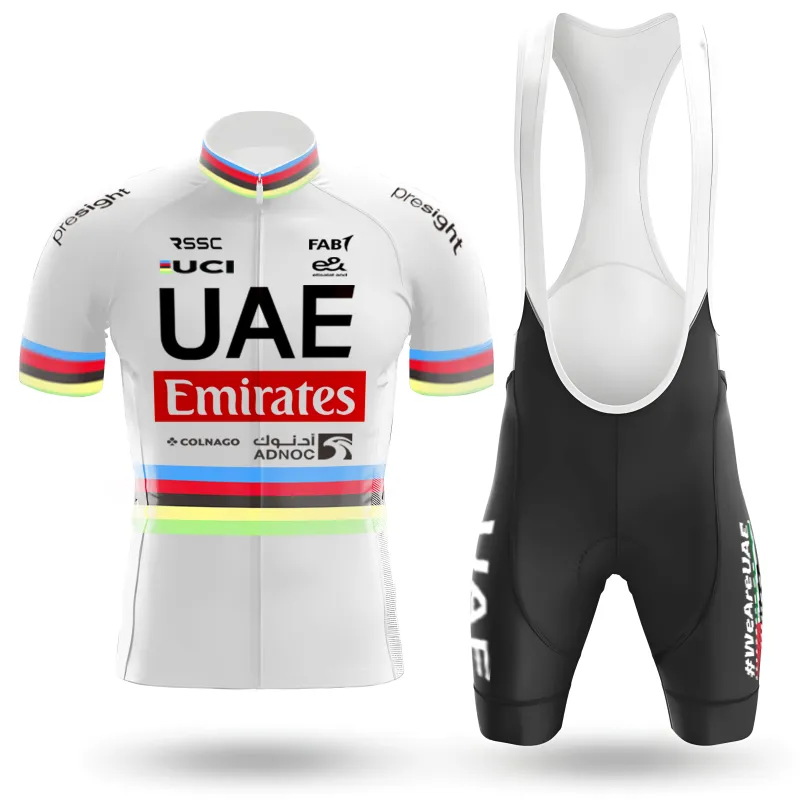 Iridescence Emirates Fleet UAE Men's Cycling Kit sold by RSSC Sports